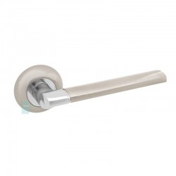Ручка дверна Code Deco H-14092-A (UA) NIS/CR (нікель матовий/хром)
